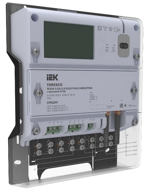 TORESCO Счетчик ЭЭ TE301 0,5S/0,5-5(10)T-NLCU-ORS2FPGW
