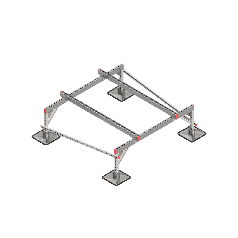 Опорная конструкция для установки оборудования TECHNORAPTOR STEELFOOT 1500х1500 тип 2