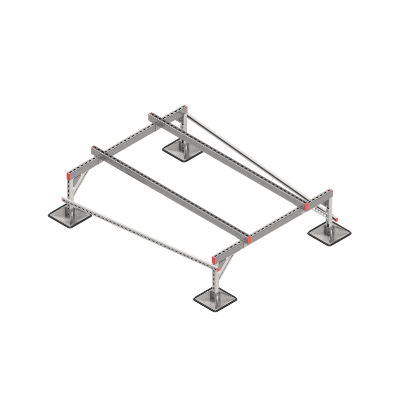 Опорная конструкция для установки оборудования TECHNORAPTOR STEELFOOT 1500х2000 тип 1
