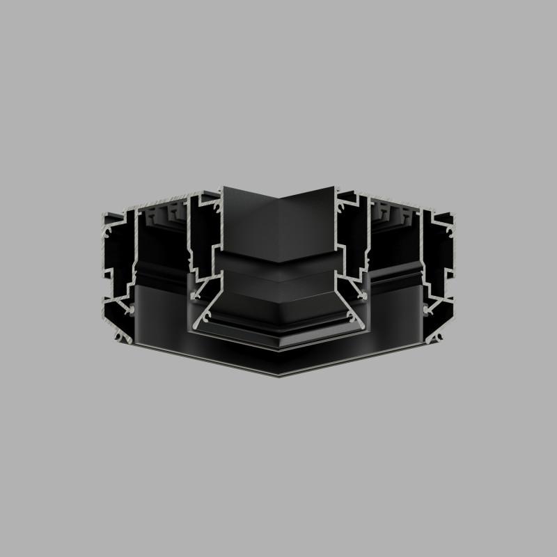 Угловой элемент 90 трека SMART ONE, алюминий черный