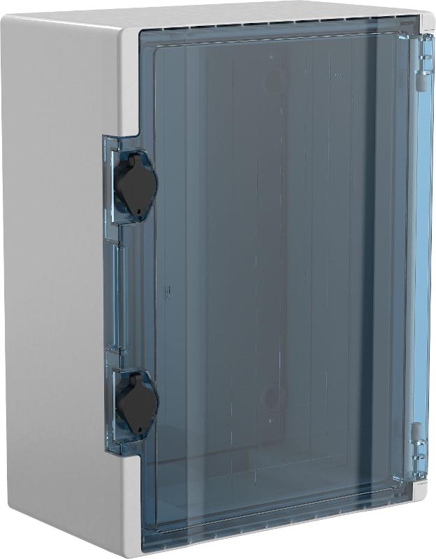 Корпус пластиковый ЩМПп 400х300х170 IP66 прозрачная дверь TETRA