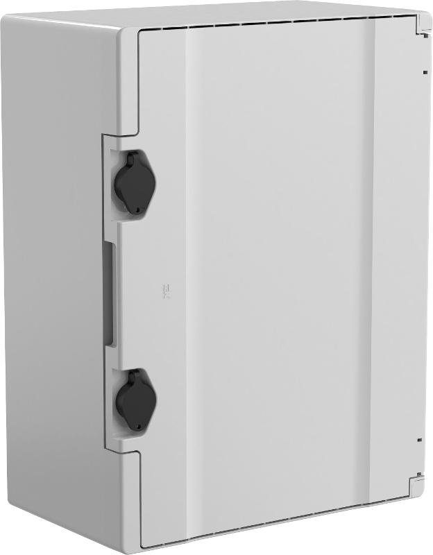 Корпус пластиковый ЩМПп 400х300х140 IP65 серый TETRA