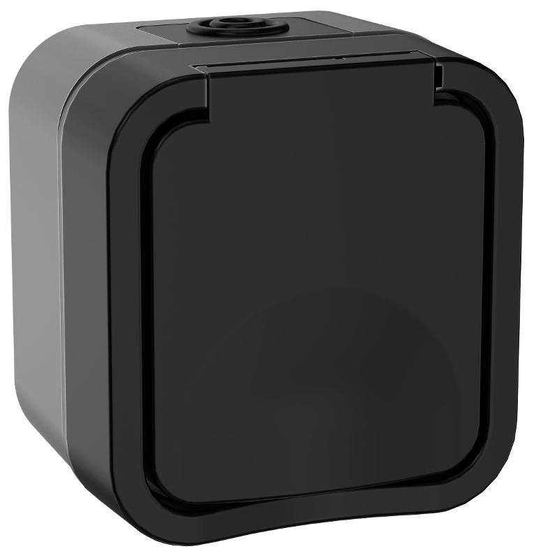 TORS Розетка 1-я с з/к кр. 16А IP55 TS120 графит