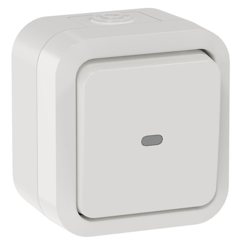 TORS Переключатель однокл. с ин. 10А IP55 TS302 белый