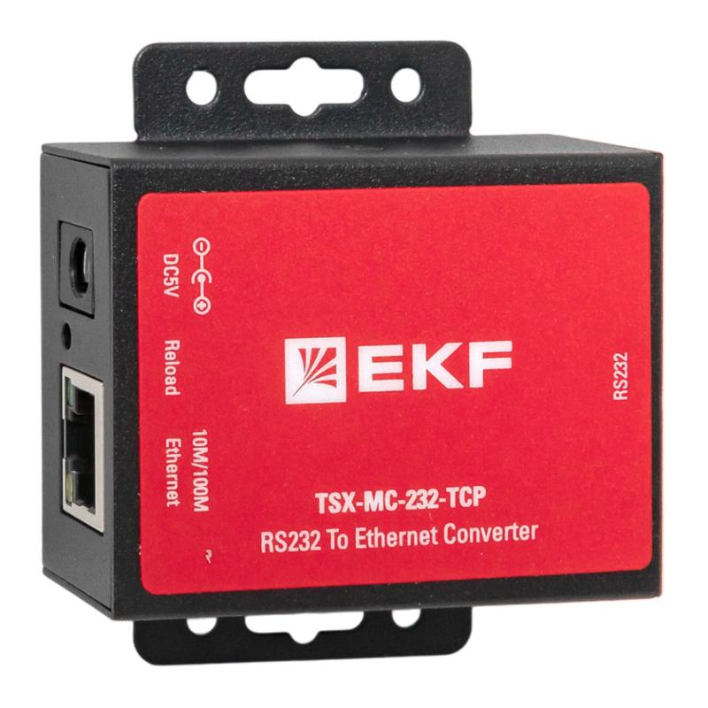 1-портовый преобразователь RS-232 в Ethernet, , MC-232-TCP TSX