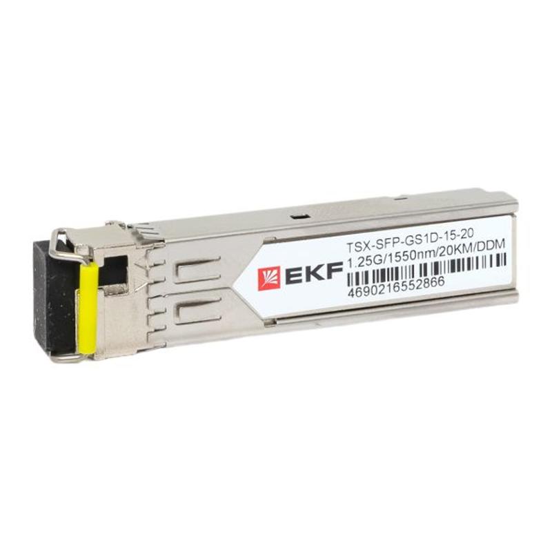 SFP модуль 1,25 Гбит одинарное одномодовое оптоволокно 1550…