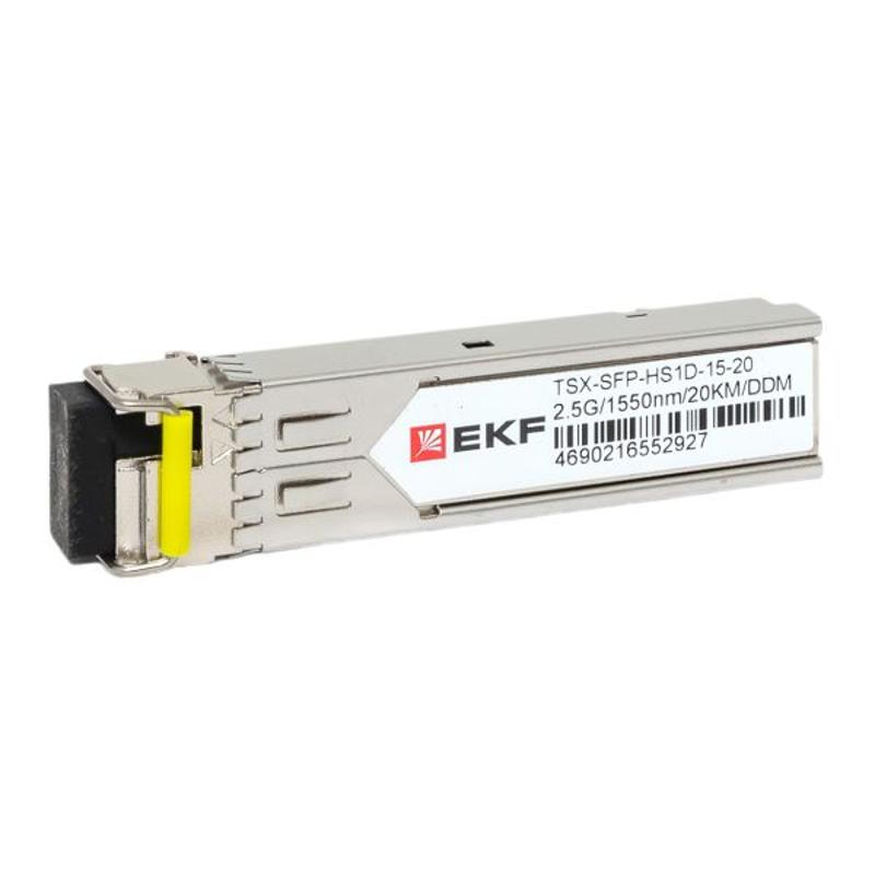 SFP модуль 2,5 Гбит одинарное одномодовое оптоволокно 1550н…