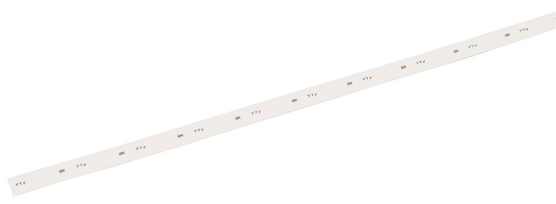 Термоусадочная трубка ТТУ нг-LS 3/1,5 белая 1 м