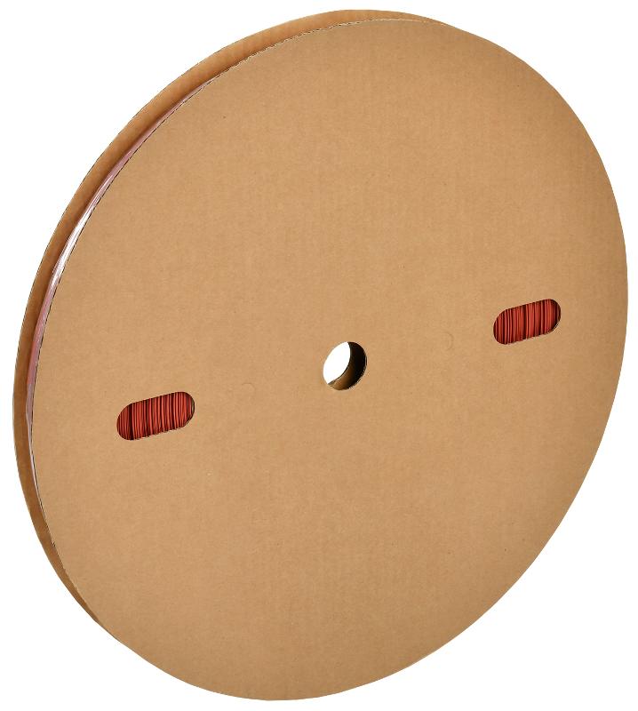 Трубка термоусаживаемая ТТУ нг-LS  8/4 красная 100 м/упак
