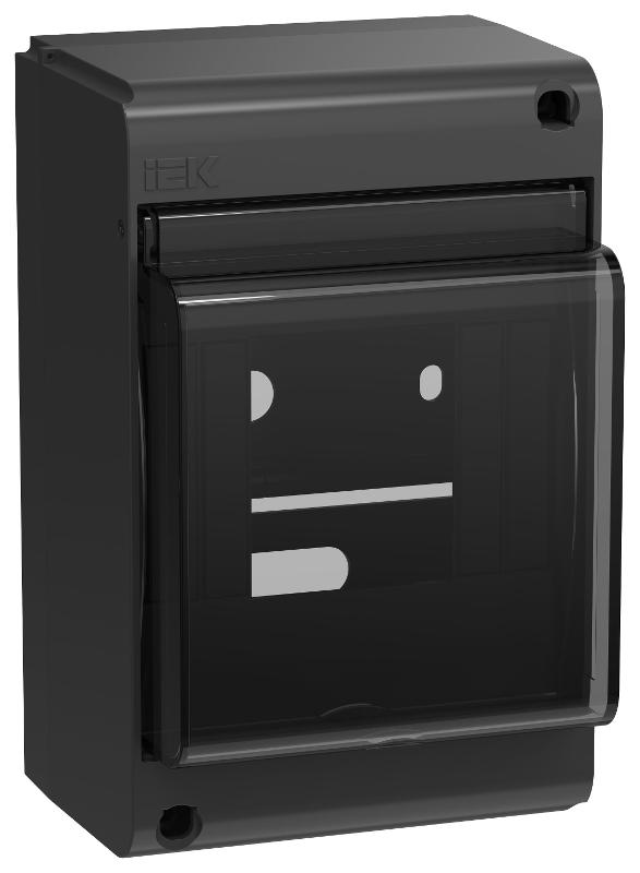 UNION Mini Корпус пластиковый на 4 модуля КМПн-4 IP30 черный