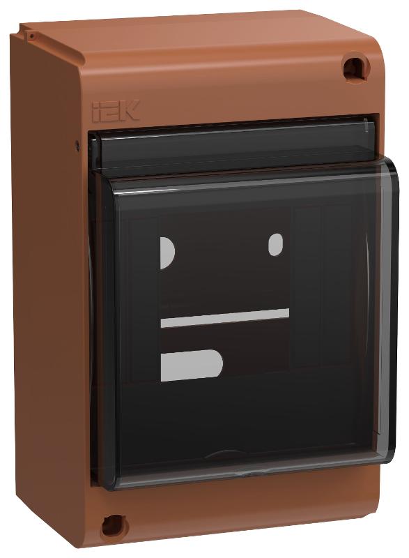 UNION Mini Корпус пластиковый на 4 модуля КМПн-4 IP30 дуб