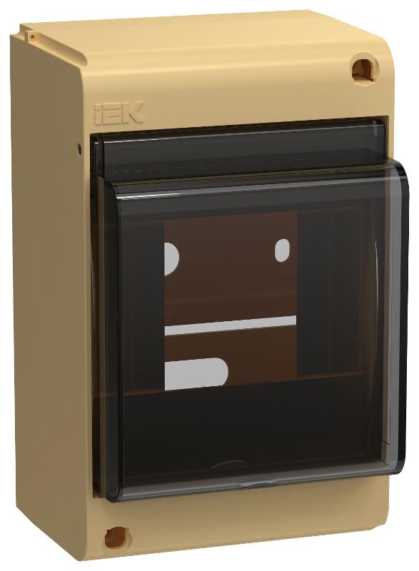 UNION Mini Корпус пластиковый на 4 модуля КМПн-4 IP30 сосна