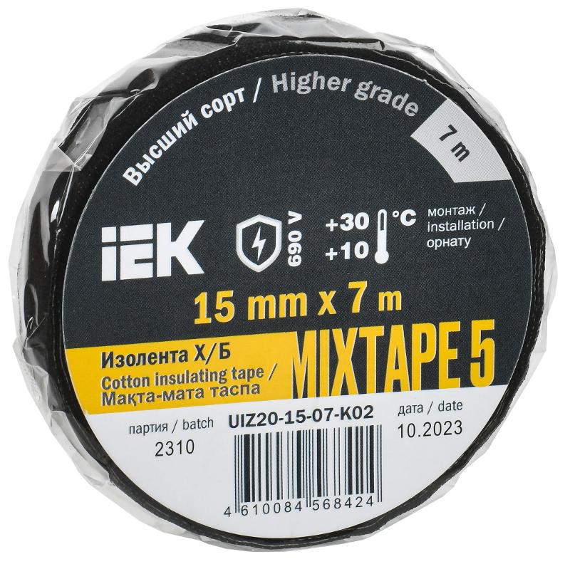 Изолента Х/Б MIXTAPE 5 15мм 7м
