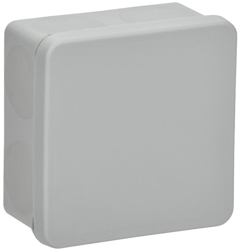 Коробка распределительная КМ42435 о/п 80х80х40мм IP67 8 вв. серая