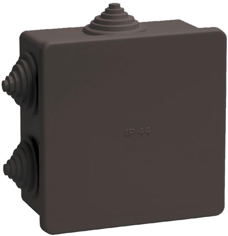 Коробка расп. КМ41235 85х85х40мм IP44 6 вв. черная