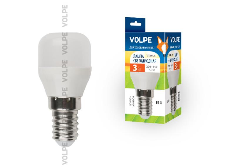 Лампа светодиодная LED-Y27-3W/WW/E14/FR/Z LED для холод.мат. колба. Материал корпуса пластик. Цвет свечения теплый белый. Упаковка