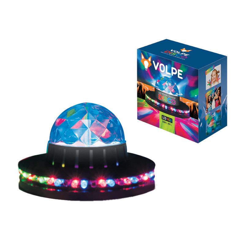 Светильник светодиодный проектор ULI-Q305 3,5W/RGB BLACK напольный DISCO, мульти, горизонт. и вертик. проекции, цвет корпуса чер