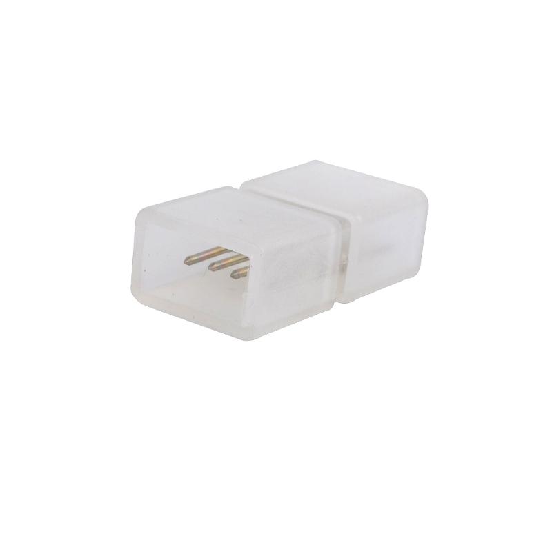 Коннекторы для светодиодной ленты 220В, 10x7мм, 2 контакта UTC-K-14/B67-RGB CLEAR 025 POLYBAG прозрачный 25 шт/упак