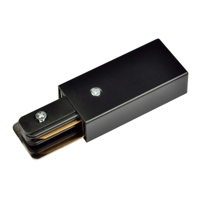 Ввод питания для шинопровода осветительного однофазного черный UBX-Q121 K01 BLACK 1 POLYBAG