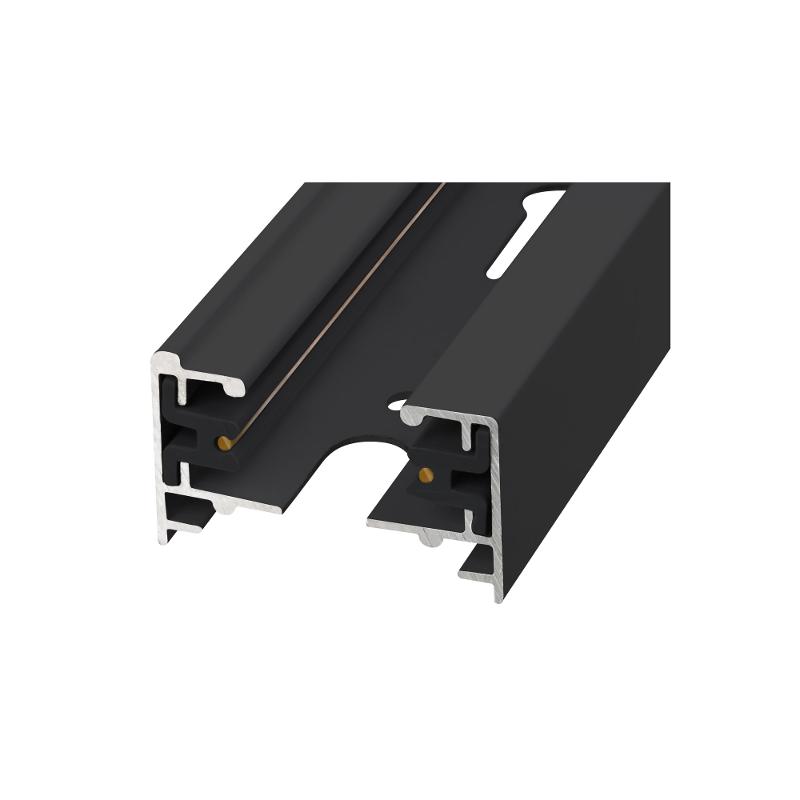 Шинопровод осветительный тип К однофазный черный 3 м. UBX-Q121 KS2 BLACK 300 POLYBAG