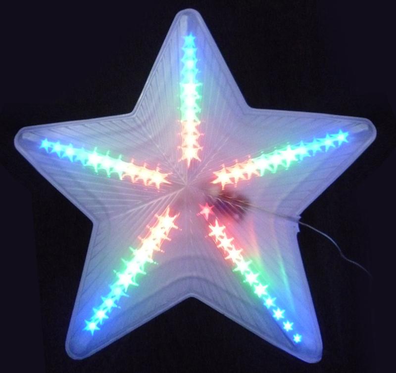 Фигура-подвеска светодиодная на елку ULD-H4748-045/DTA MULTI IP20 STAR