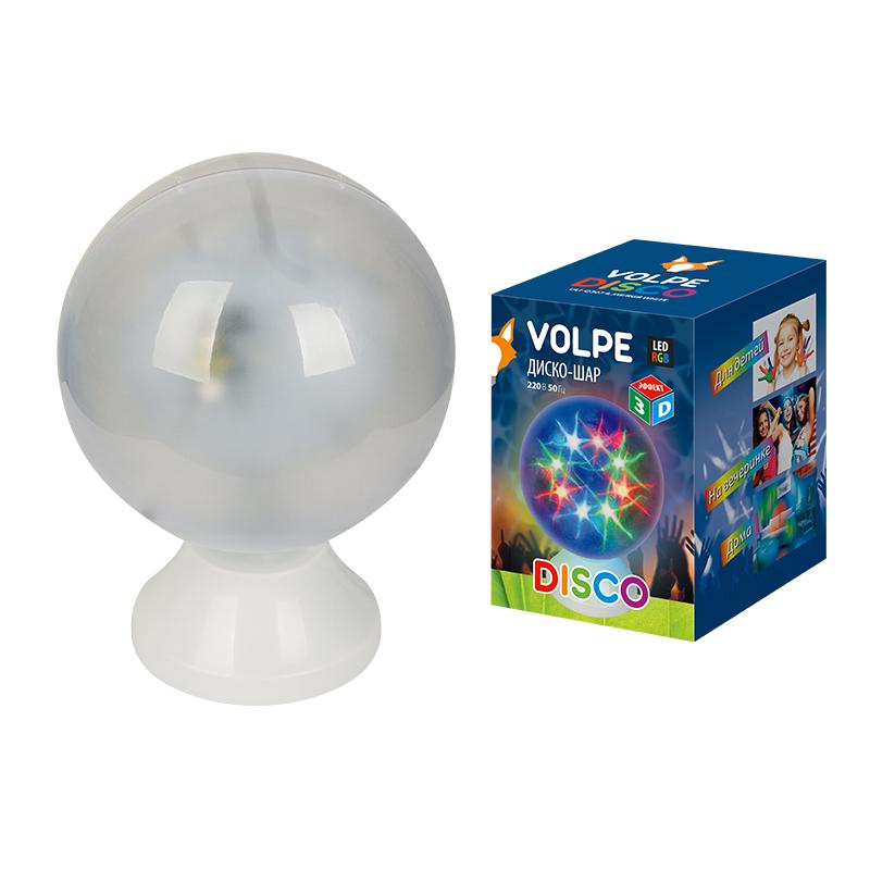 Светодиодный светильник Диско шар 3D Звёзды 220В ULI-Q307 4,5W/RGB WHITE