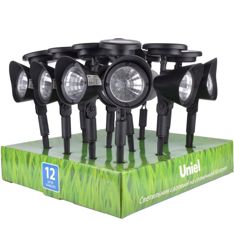 Cветильник садовый декоративный на солнечной батарее USL-C-691/PT270 FLASH SET12 набор 12шт. 4000К, 1*AA Ni-Cd акк. в/к. IP44