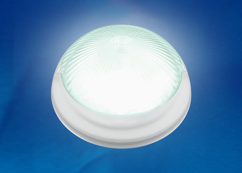 Светильник светодиодный пылевлагозащищенный для ЖКХ ULW-R05 8W/DW IP64 WHITE круг 8Вт 800 Лм 6500K 220В D= 21 см белый