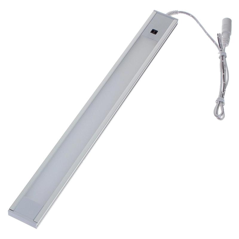 Светильник светодиодный линейный ультратонкий с сенсором ULI-F40-5W/4200K SENSOR IP20 SILVER  300Х30х8мм 210Lm серебристый