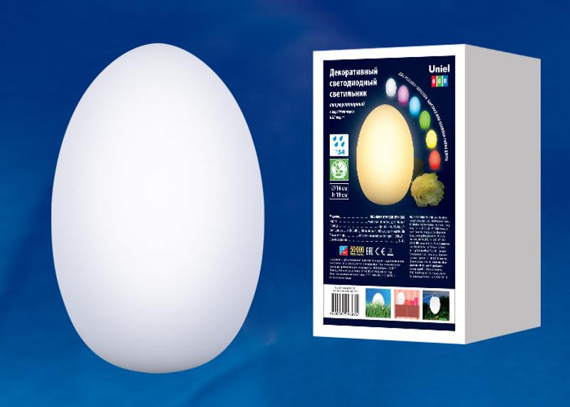 Декоративный аккумуляторный светильник ULG-R003 019/RGB IP54 EGG