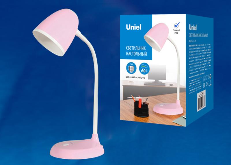 Светильник настольный TLI-228 PINK E27 , 60W цоколь Е27 Розовый