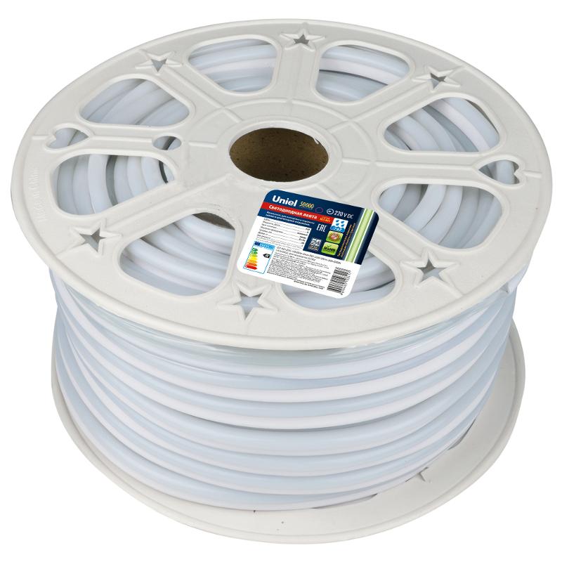 Лента светодиодная 220В IP67 NEON 50м зеленый свет ULS-N21-2835-120LED лента /m-8mm-IP67-220V-8W/m-50M-GREEN