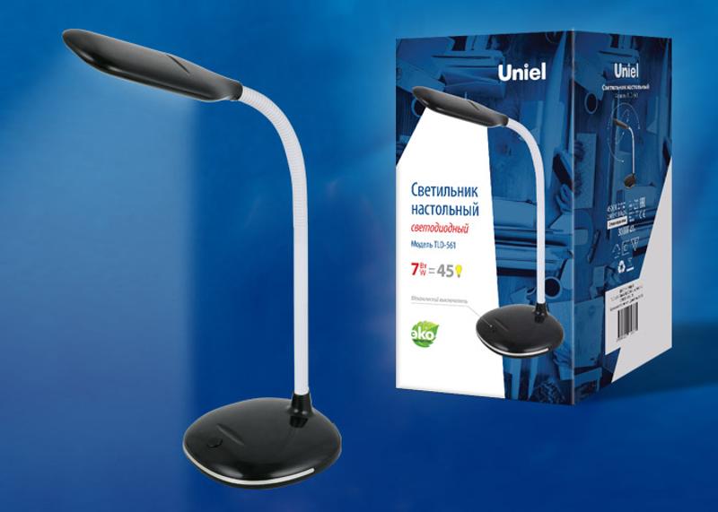 Светильник настольный TLD-561 Black/LED/450Lm/4500K 7W Черный