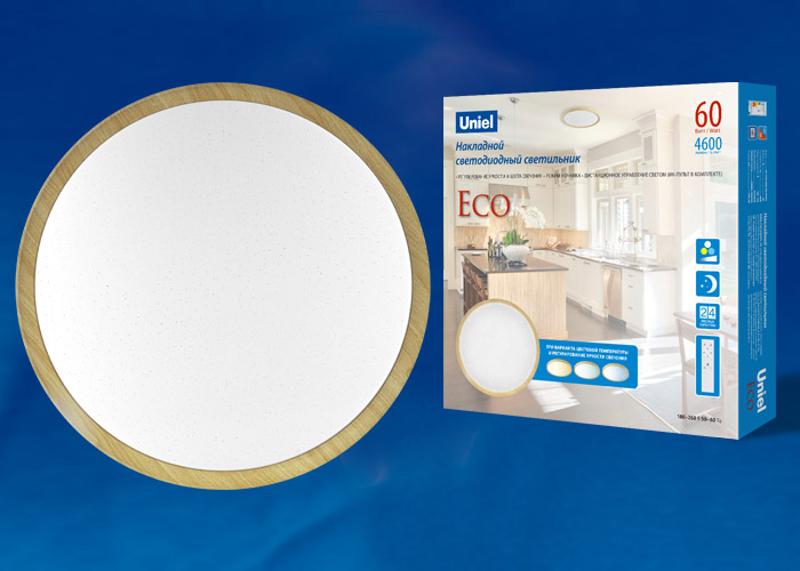 Светильник светодиодный декоративный бытовой, димм, с П/У ULI-D284 60W/SW/49 ECO 3000К/4000К/6500К 4200Лм. IP20