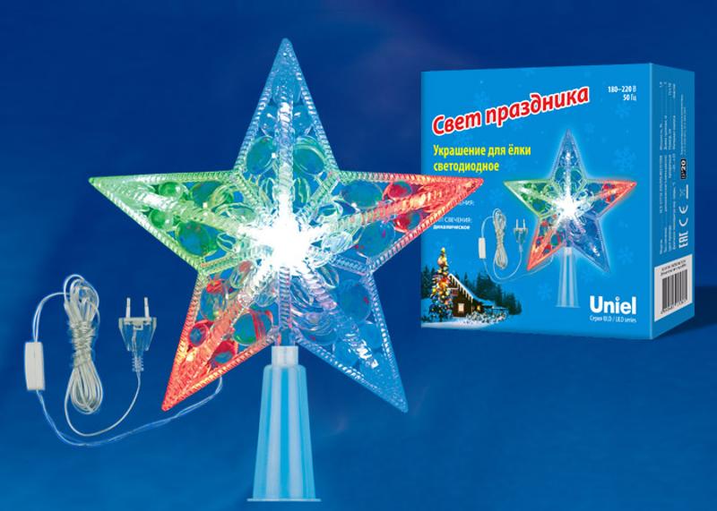 Украшение для елки светодиодное ULD-H1516-010/DTA MULTI STAR