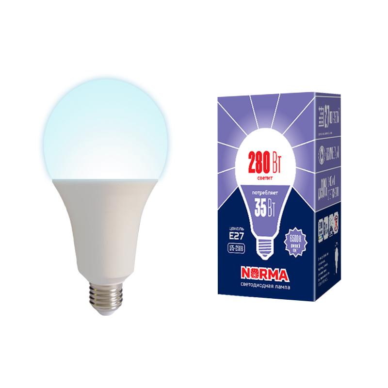 Лампа светодиодная LED-A95-35W/6500K/E27/FR/NR LED мощная 35 ватт А95 матовая Е27 серия Norma 6500K
