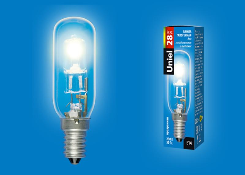 Лампа накаливания HCL-28/CL/E14/F25 Е14 28Вт 3000К special галогенная для холодильников и вытяжки прозрачная