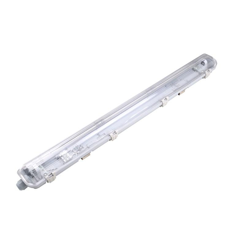 Светильник промышленный линейный накладной IP65 G13, под LED лампу Т8 (ЛПО 1х36) ULW-T41B T8x1/L126 IP65 WHITE