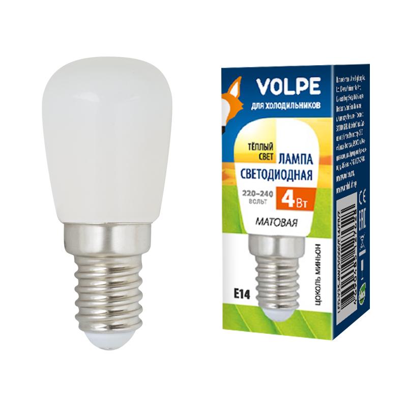 Лампа светодиодная LED-Y25-4W/3000K/E14/FR/Z LED для холодильников, мат.. 3000К.