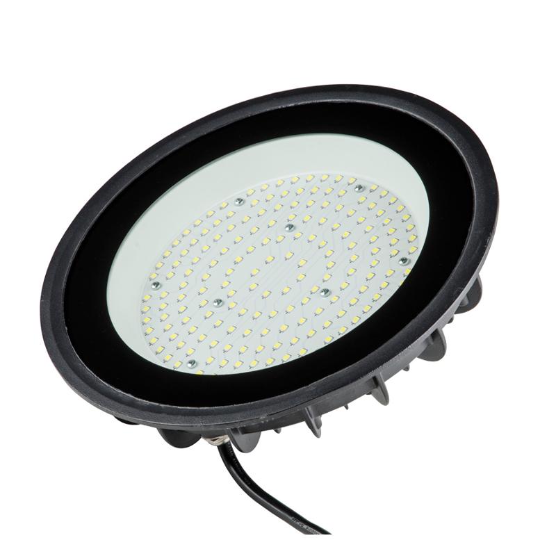 ULY-U35C-100W-6500K IP65 BLACK Светильник светодиодный промышленный. Дневной свет 6500K. Угол 120 градусов.