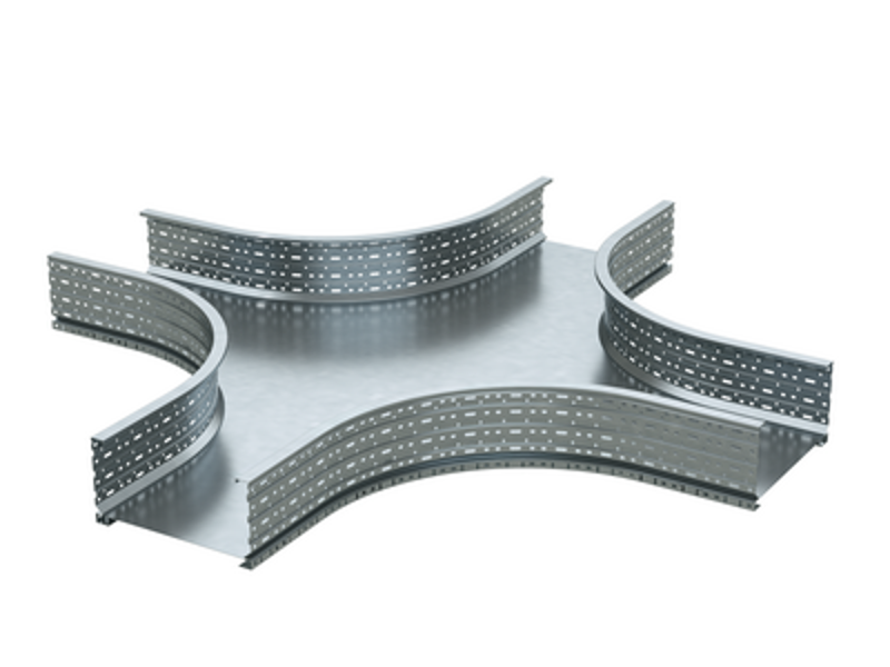 Ответвитель Х-образный листовой 150х800, R660, горячий цинк