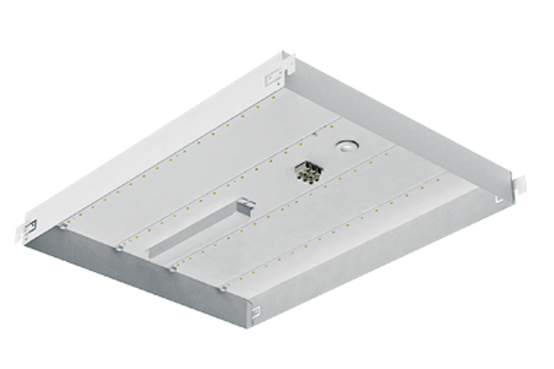 Светильник светодиодный ДВО для потолка Ecophon Focus Lp 36Вт 4000К IP20 без рассеивателя 588х462х57мм