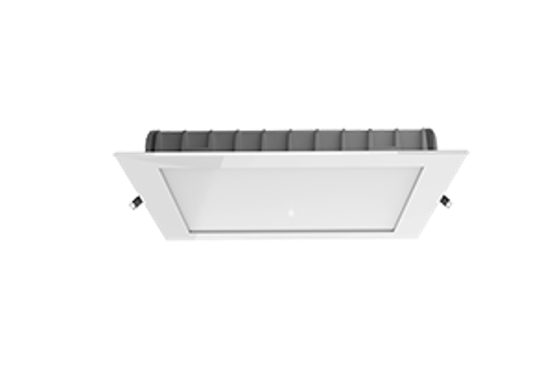 Светильник светодиодный ДВО Downlight квадратный 12Вт 3000К IP44