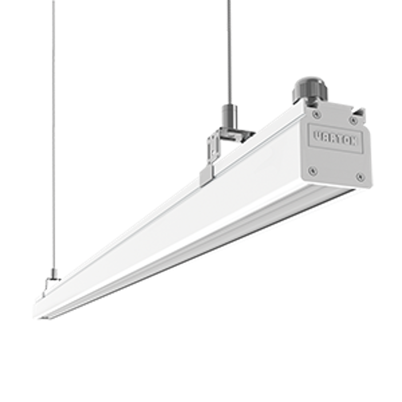 Cветильник светодиодный линейный Mercury Mall IP54 2173x54x58 мм акрил 114W 4000К белый RAL9003 муар DALI