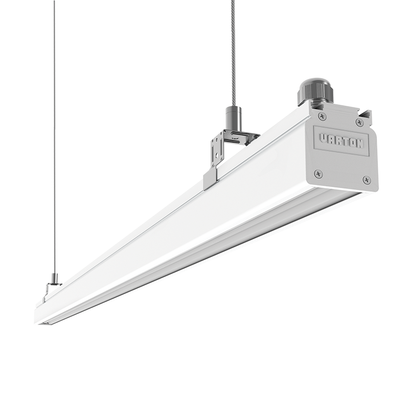 Светильник светодиодный Mercury Mall IP54 2173x54x58 мм опал 63W 4000К белый RAL9003 муар диммир. по DALI