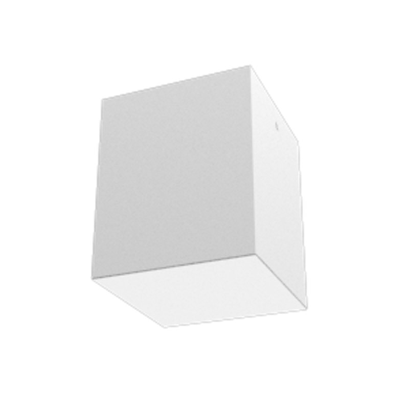 Светодиодный светильник DL-Box накладной 15 Вт 3000 К 140x140x170 мм RAL9003 белый муар с рассеивателем опал DALI