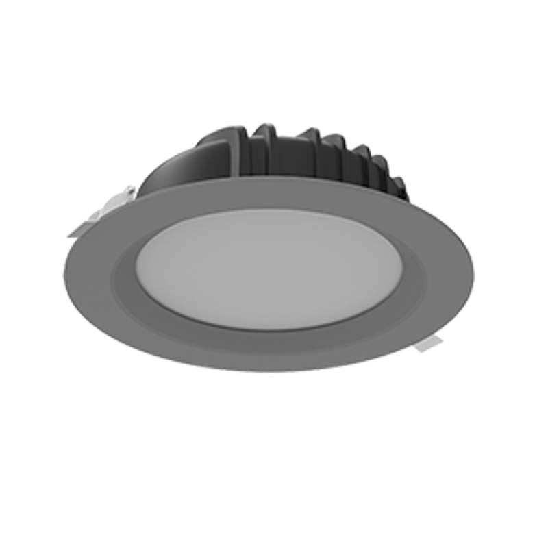 Светильник светодиодный Downlight 230*81мм 40W Tunable White (2700-5700K) IP54/20 RAL7045 серый муар димм.DALI