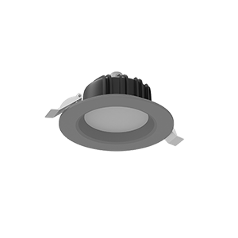 Светильник светодиодный Downlight 120*65мм 11W Tunable White (2700-5700K) IP54/20 RAL7045 серый муар димм.DALI