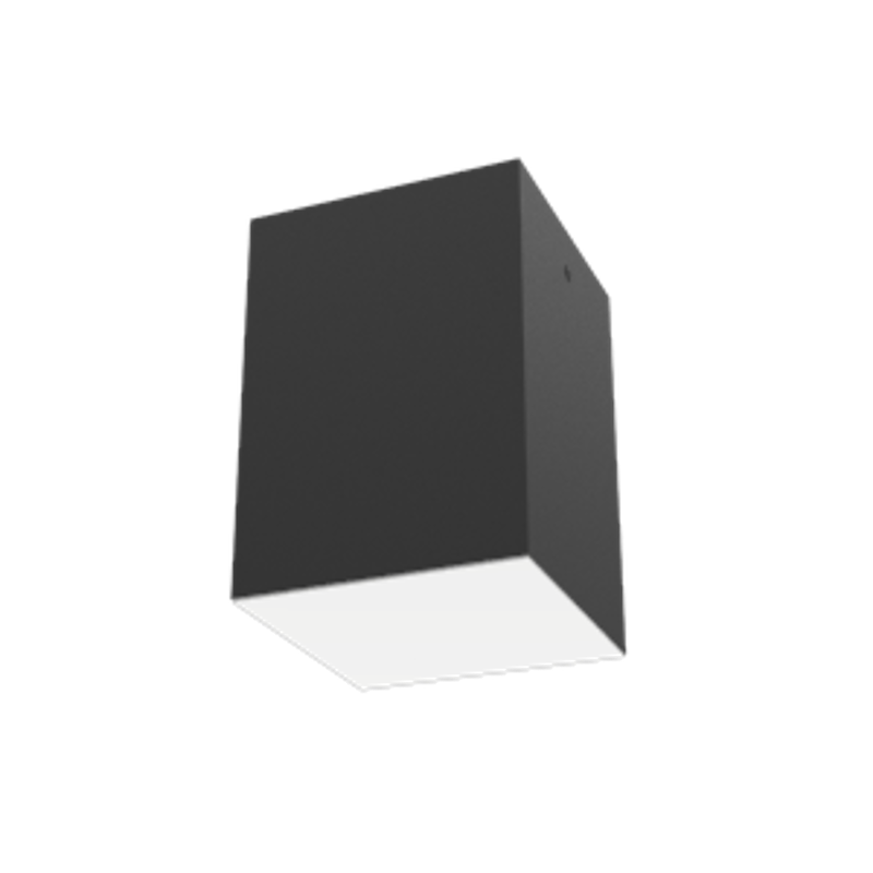 Светодиодный светильник DL-Box накладной 9 Вт 4000 К 120x120x170 мм RAL9005 черный муар с рассеивателем опалDALI