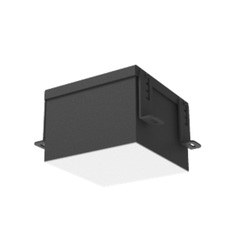 Светодиодный светильник DL-Grill CRI90 для потолка Грильято встраив.15 Вт 4000 К 140х140х100 мм IP54 черный муар